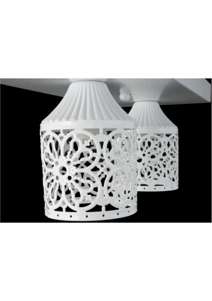 Şık Ikili Spor Tarzı Modern Retro Rustik Avize Beyaz Renk indirimleri