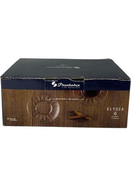 Elysia Çay Tabağı 6lı 13,2 cm