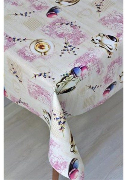 Elyaflı Pvc Muşamba Masa Örtüsü, Silinebilir, Pembe, Dayanıklı ve Şık Tasarım fiyatları