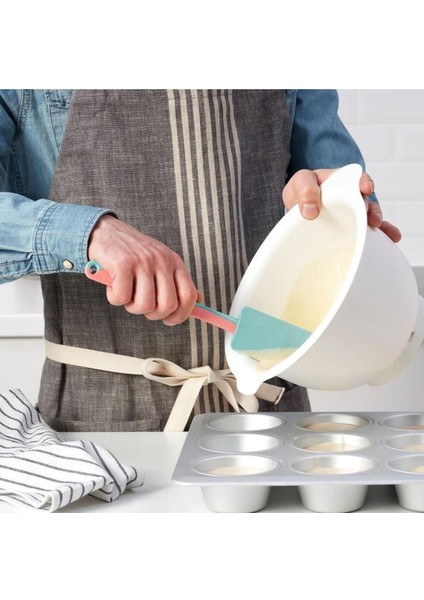 Renkli 25 cm Spatula, Pembe ve Turkuaz, Mutfak Gereci fiyatları