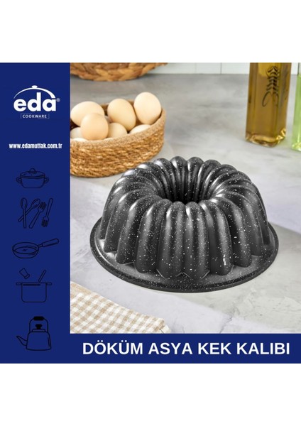 Döküm Kek Kalıbı, Sık Dilimli, 26 Cm, Sağlam ve Kullanışlı Tasarım