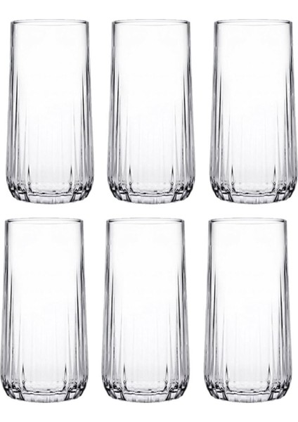 Altı Parça Uzun Meşrubat Bardağı, 360 Cc, Şık ve Kullanışlı Set modelleri