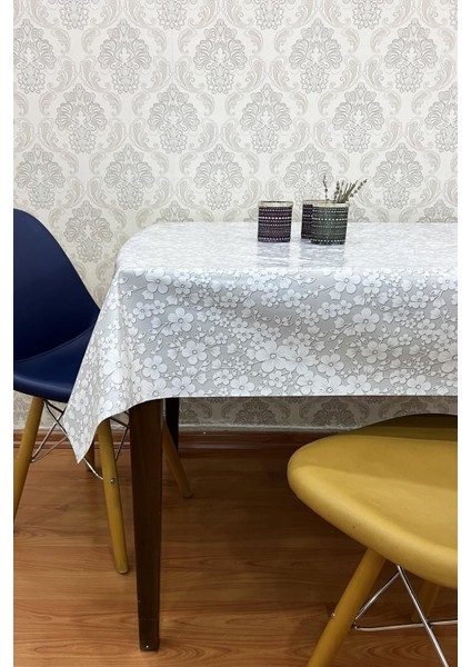 Gri, Elyaf Tabanlı Pvc Kaymaz Silinebilir Masa Örtüsü 158-B fiyatları
