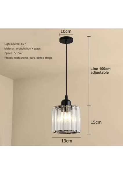 Şık Siyah Kristal Taşlı Modern Sarkıt Avize, Ev ve Ofis Dekoru Için Mükemmel Seçenek modelleri