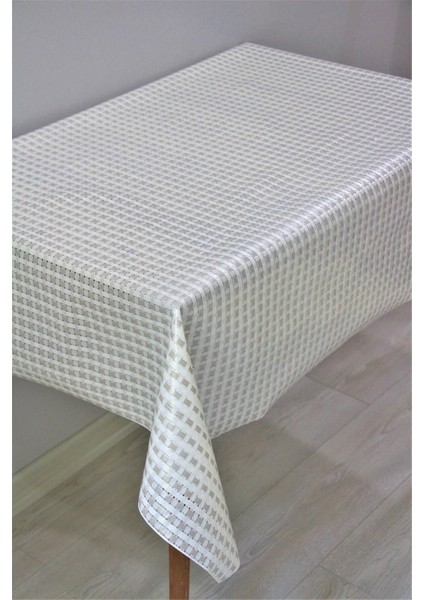 Şeffaf Pvc Kaplama Masa Örtüsü, Hasır Detaylı, Kolay Temizlenir ve Şık Tasarım fiyatları