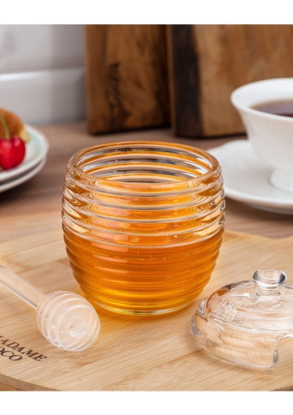 Renkli Cam Bal Kavanozu, 240ML, Şık ve Kullanışlı Yemek Saklama Kabı fiyatları