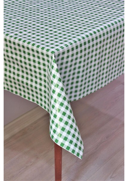 Yeşil Mini Pötikare Astarlı Silinebilir Masa Örtüsü fiyatları