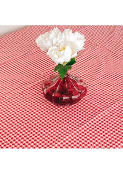 Kırmızı Beyaz Pötikare Masa Örtüsü 160X160 Cm, Şık ve Kullanışlı Seçenek. fırsatları