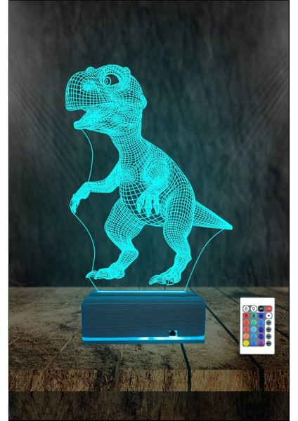 3D Dinozor Gece/masa Lambası, Modern Tasarım, Çocuk Odası Dekorasyonu fiyatları