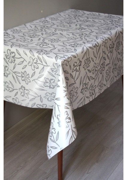 Turuncu Elyaf Astarlı Silinebilir Pvc Masa Örtüsü, Şık ve Dayanıklı Kullanım Sağlar.