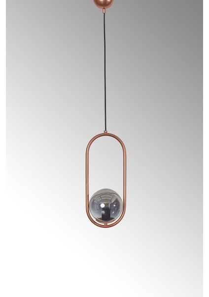 Şık Füme Camlı Metal Sarkıt Avize, Modern ve Zarif Tasarım modelleri