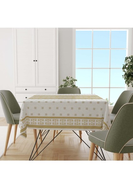 Yıkanabilir Silinebilir Beyaz Masa Örtüsü, Leke Tutmaz, Kumaş Görünümlü, Hijyenik modelleri