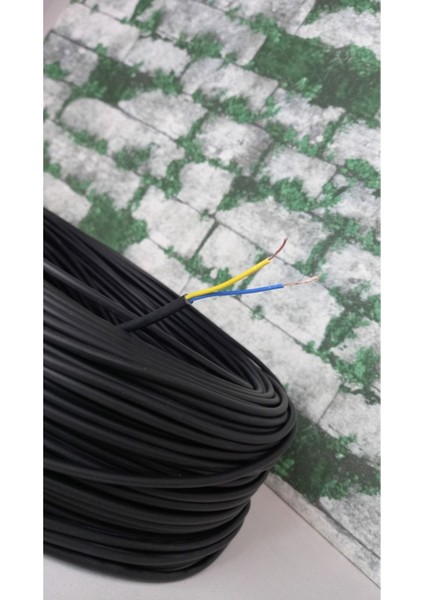Siyah 2*0,50 mm 20 Metre Elektrik Kablosu, Kaliteli ve Dayanıklı Uzunluk modelleri