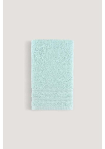 Yeşil, 30X50 Cm, Pamuklu Havlu, Bordürlü, Yumuşak ve Hafif Dokunuş.