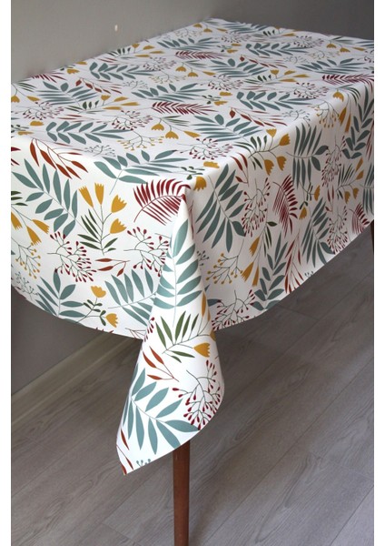 Çok Renkli Elyaf Astarlı Silinebilir Pvc Masa Örtüsü, Şık ve Pratik Kullanım