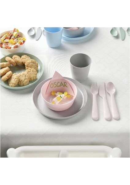 Pastel Renkli 6'lı Tabak Seti, Şık ve Renkli Sunumlar Için Ideal modelleri