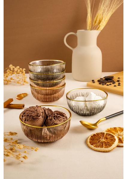 6'lı Metalik Kase Seti 10 Cm, Şık ve Modern Tasarım fiyatları