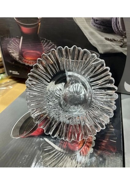 Beyaz 12 cm 6'lı Şelale Temalı Çay Tabağı Seti fiyatları