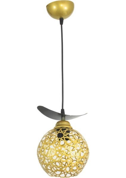 Şık Selçuklu Motifli Kayık Model Sarkıt Avize, Zarif ve Parlak Tasarım