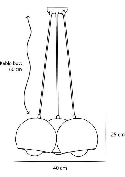 Şık 3'lü Krom Metal Sarkıt Avize, Modern ve Zarif Tasarım ile Aydınlatma Sağlar. fırsatları