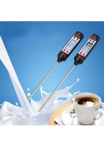 Daldırma Tipli Dijital Mutfak Termometresi, Gıda ve Yemek Sıcaklık Ölçüm Aracı fırsatları