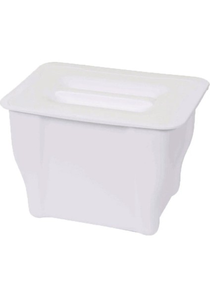 Şık 5 Lt Beyaz Çöp Kutusu, Temiz ve Pratik Kullanım Için Idealdir