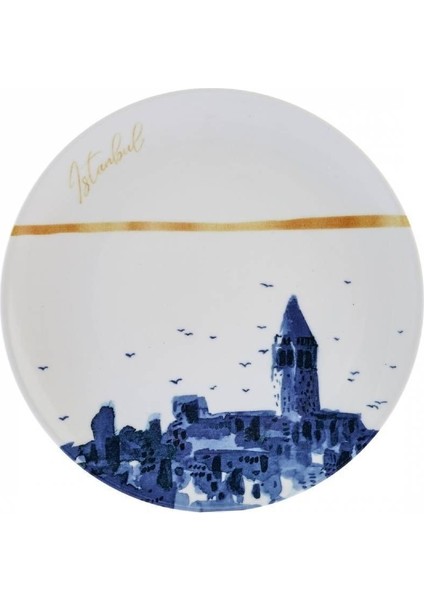 Beyaz 27 cm Servis Tabağı, Şık ve Hafif Tasarım