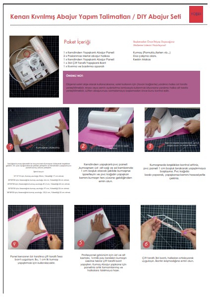 Dıy Abajur & Lambader Başlığı Yapım Seti – 47 cm Silindir Şapka İçin Gold Ayna Efektli Yapışkanlı Sert Pvc Panel + Halka Seti | Kumaş ile Kişiselleştirilebilir