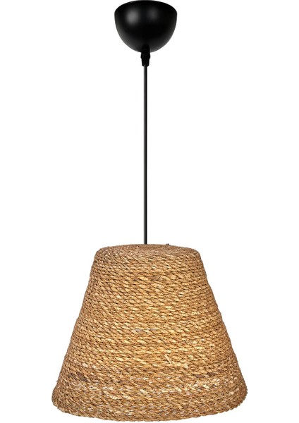 Bej Natural Hasır Sarkıt, Şık ve Sıcak Aydınlatma, No:4 fiyatları