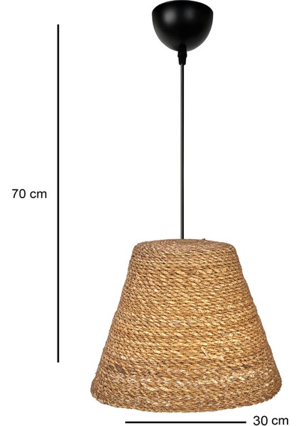 Bej Natural Hasır Sarkıt, Şık ve Sıcak Aydınlatma, No:4 modelleri