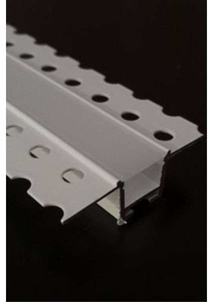 12M Gömme LED Kanalı, Sıva Altı, Ankastre, Beyaz, 4 Boy modelleri