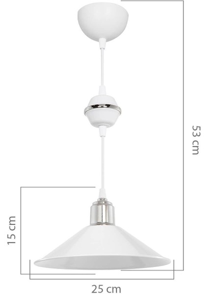 Beyaz/krom Tekli Oturma ve Yemek Odası Aydınlatma Parçası fiyatları