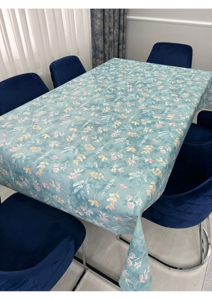 Astarlı, Silinebilir, Leke Tutmaz, Muşamba Masa Örtüsü, Mavi Renk, Şık ve Dayanıklı fiyatları