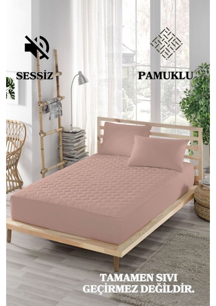 Yumuşak Pamuklu Kapitoneli Bebek Alezi, Çift Kişilik, Sessiz ve Renkli Rüya Konforu
