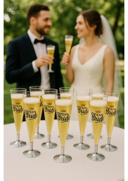 6'lı Gümüş Renkli Ayaklı Şampanya Kadeh Seti, Parti ve Kutlamalar Için Şık Tasarım fiyatları