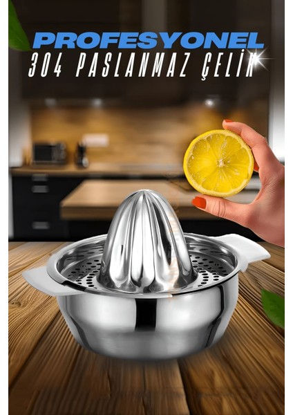 Paslanmaz Çelik Meyve Sıkacağı, Sağlıklı ve Kolay Meyve Sıkma Aracı