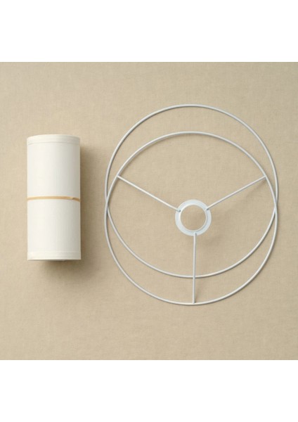 GOLD Abajur & Lambader Başlığı Yapım Seti – 25 cm | Gold Ayna Efektli Yapışkanlı Sert Pvc Panel + Halka Seti | Kumaş ile Kişiselleştirilebilir indirimleri
