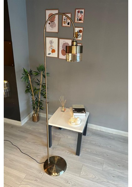 Eskitme Bal Rengi Hareketli Metal Lambader, Modern Tasarım, Oturma ve Çalışma Odası Için