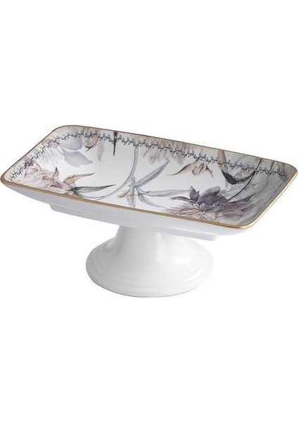 Renkli Ayaklı Sunum Tabağı, 28 Cm, Şık ve Kullanışlı Sunum Için Ideal fiyatları