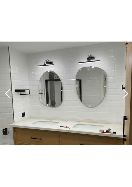 Siyah Mat Beyaz Işık Banyo Duvar Aynası Tablo Aydınlatması Flüt Kuğu Ledli Aplik indirimleri