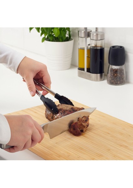 Paslanmaz Çelik Maşa Seti, 18 Cm, Siyah, Dayanıklı ve Pratik Kullanım modelleri