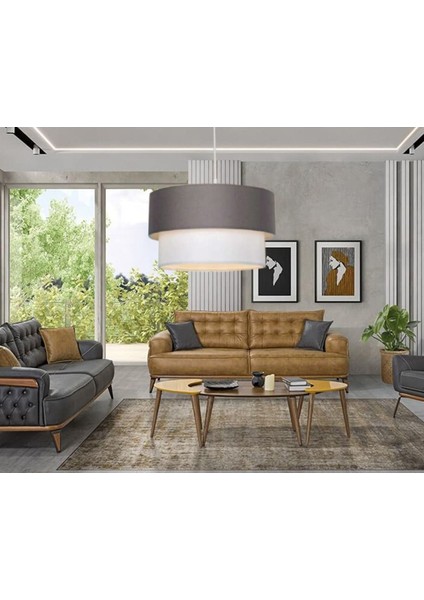 Modern Çift Katlı Antrasit Aydınlatma, Kolay Temizlenir, Şık ve Fonksiyonel Tasarım fiyatları