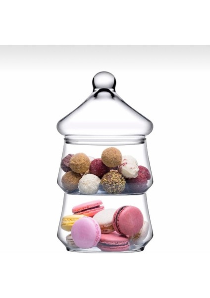 Iki Katlı Bej Kurabiye Sunumluk, Şık ve Kullanışlı Tasarım fiyatları