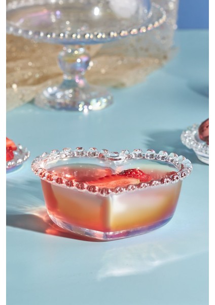 Turuncu Kalp Kase 13 Cm, Şık ve Kullanışlı Ev Dekoru, Sıradışı Tasarım.