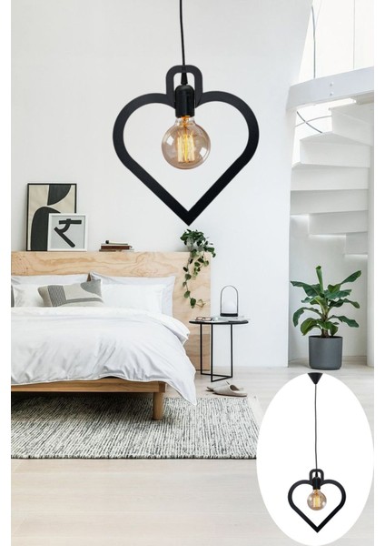 Modern Kalp Ağaç Sarkıt Avize, Şık ve Dekoratif Tasarım, Ofis ve Çocuk Odası Için Ideal