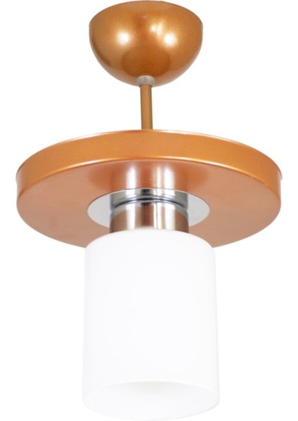 Modern Yuvarlak Bakır Avize, Şık ve Kullanışlı Aydınlatma Çözümü