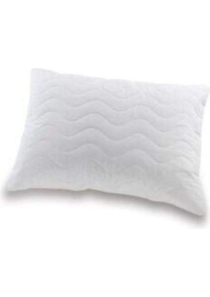 2'li Kapitoneli Yastık Alezi Beyaz, Şık ve Konforlu Yatak Dekoru Seti