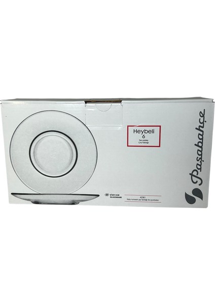 Heybeli Çay Tabağı 6'lı 12.6 cm