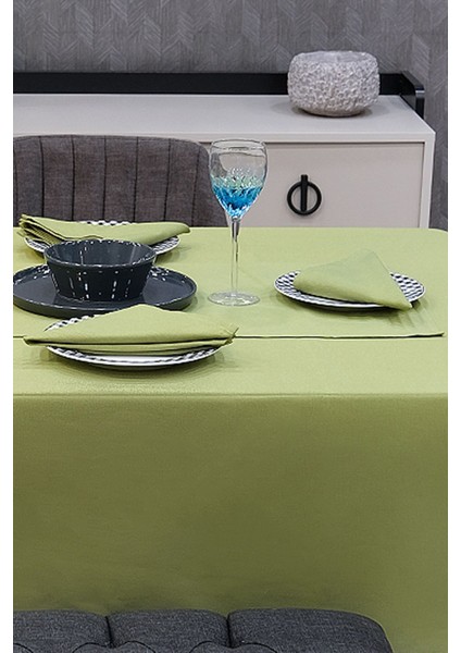 Yeşil Kumaş Peçete Çeyiz Seti 6'lı Leke Tutmaz Dikişli Özel Tasarım fırsatları