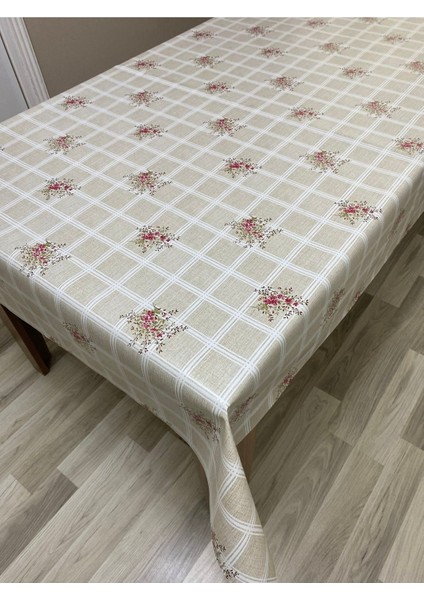 Astarlı Silinebilir Pvc Muşamba Masa Örtüsü Bej, Şık ve Kullanışlı. fiyatları
